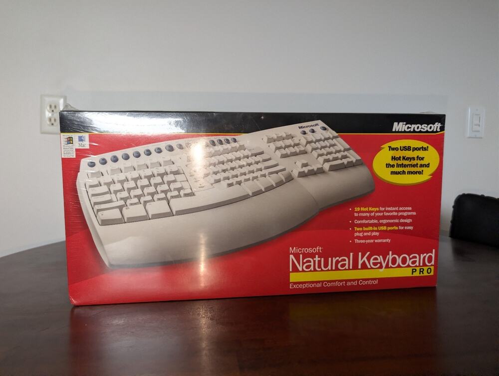 SEALED Microsoft Natural Keyboard Pro B61-00002 – Brand New